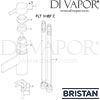 Bristan Flute 1 Hole Bath Filler Spares
